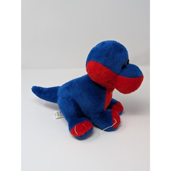 Forever Collectibles Philadelphia Phillies Stuffed Dinosaur Plush Toy Blue Red - Picture 5 of 10